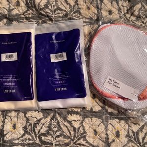 2 NEW NIP SHAPERMINT ESSENTIAL SCOOP NECK CAMI WHITE & NUDE/BEIGE XXL (SZ10-14)